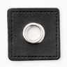 Patch à œillets [30 x 30 mm] – noir/argent métallisé,  thumbnail number 1