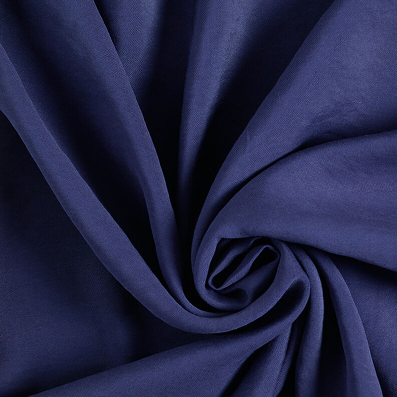Mélange viscose Reflet brillant – bleu marine, image number 1