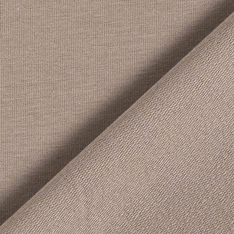 French Terry léger uni – taupe foncé,  image number 5