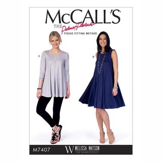 Haut|Robe , McCalls 7407 | 40 - 48, 