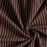 Tissu pour chemisier Coton mélangé larges rayures – marron foncé/écru,  thumbnail number 3