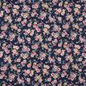 Coton enduit Fleurs romantiques – bleu marine,  thumbnail number 1