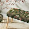 Tissu de décoration Gobelin Blumenornamente – vert/orange clair,  thumbnail number 6