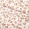 Tissu double gaze de coton Motif léopard aquarelle Impression numérique – ivoire,  thumbnail number 2