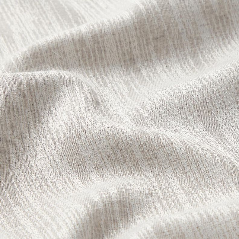 Tissu de décoration Jacquard tissu à motif abstrait recyclé – gris brume,  image number 2