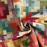 Tissu de décoration Gobelin Tetris – carmin/vert,  thumbnail number 3