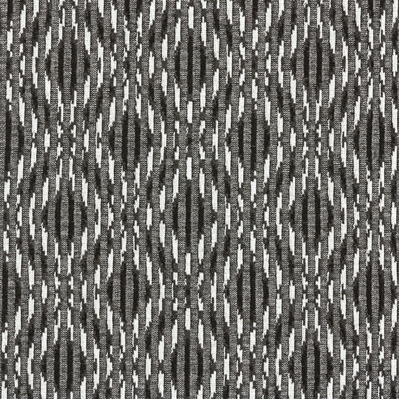 Tissu maille léger à losanges – noir/blanc, image number 1