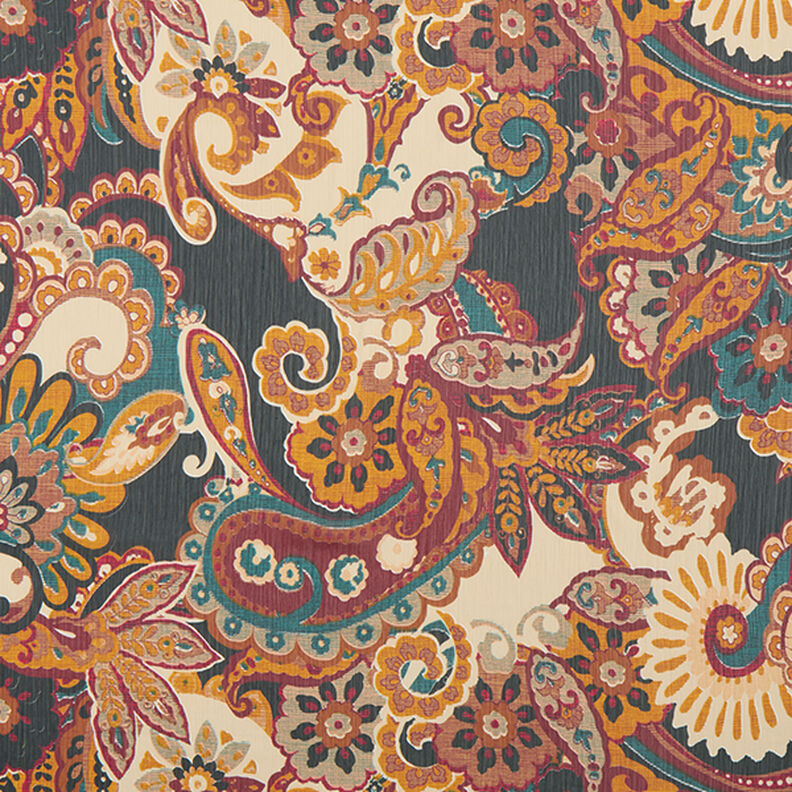 Crêpe mousseline Paisley – beige,  image number 1