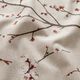 Tissu de décoration Semi-panama fleur de cerisier japonais – nature/bordeaux,  thumbnail number 2