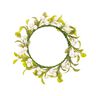 Couronne de fleurs décorative avec baies [Ø 9 cm/ 16 cm] – blanc/vert,  thumbnail number 1