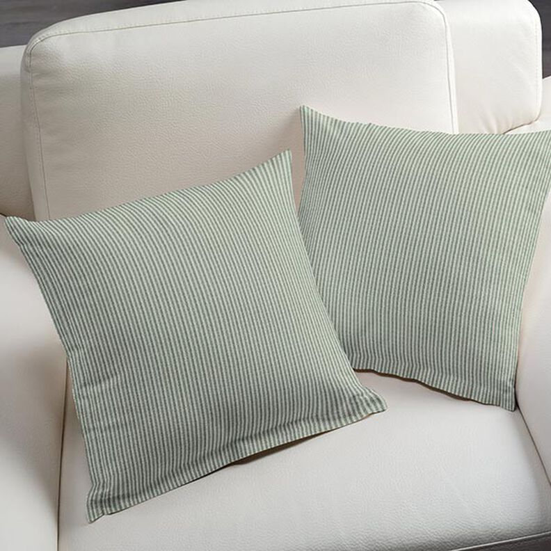 Tissu d’ameublement Jacquard Bande – vert,  image number 5