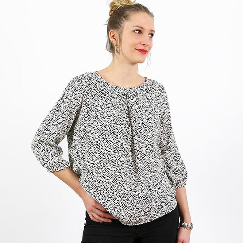 FRAU SUKI - Blouse à enfiler à pli creux, Studio Schnittreif | XS - XXL,  image number 5
