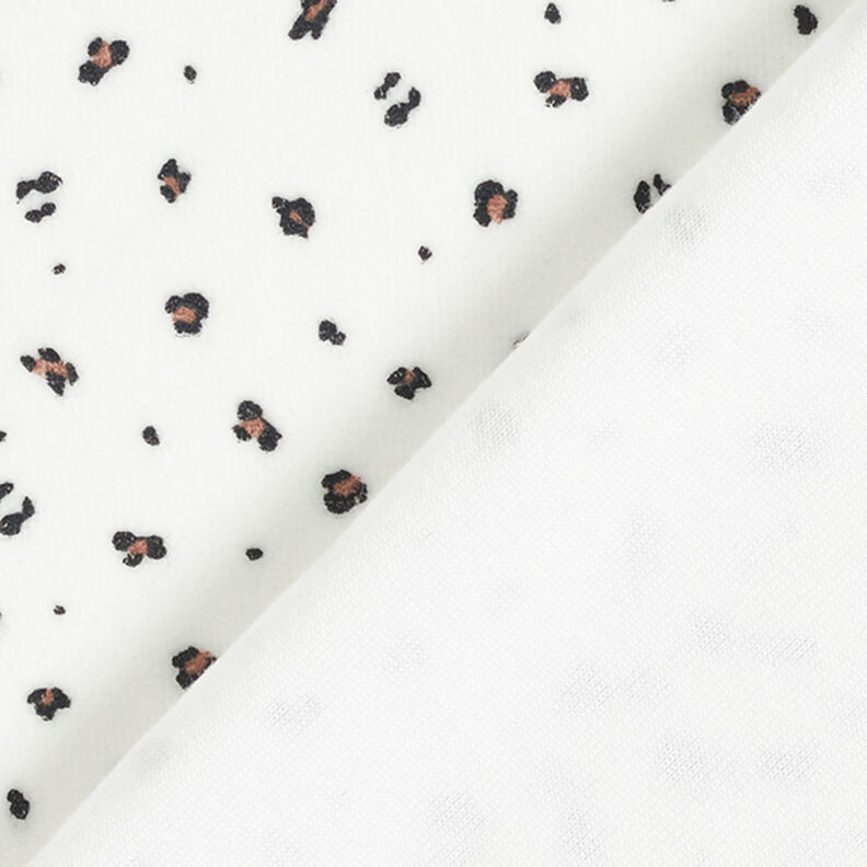 Tissu Nicki Petit motif léopard – blanc,  image number 4
