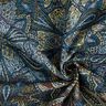 Tissu de décoration Gobelin Mandala Blumen – noir/bleu,  thumbnail number 3
