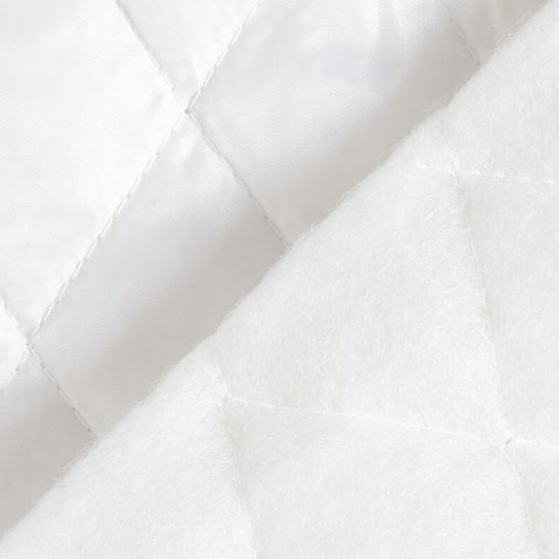 Doublure matelassée en losanges – blanc,  image number 5
