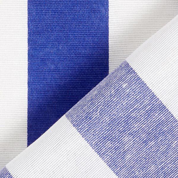Tissu de décoration Canvas Rayures – bleu/blanc,  image number 4