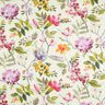 Tissu de décoration Canvas Hortensias – crème/myrtille,  thumbnail number 1