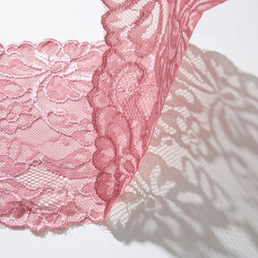 Dentelle élastique [150 mm] – vieux rose, 