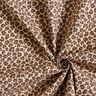 Tissu en coton Cretonne Petit imprimé léopard – beige/marron,  thumbnail number 3