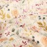 Tissu double gaze de coton Prairie fleurie aquarelle Impression numérique – crème,  thumbnail number 2