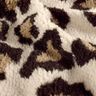 Tissu Sherpa pour peluche avec imprimé léopard – amande/noir,  thumbnail number 2