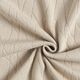 Tissu maille structure géométrique – sable,  thumbnail number 4