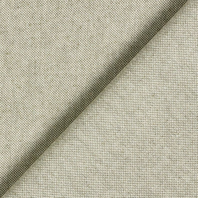 Tissu de décoration Semi-panama bicolore – olive foncé/nature,  image number 3