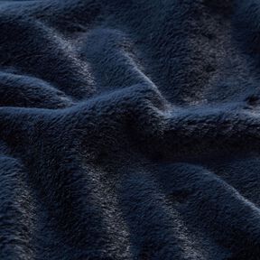 fourrure synthétique de haute qualité monochrome – bleu marine, 