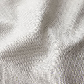 Tissu de décoration Semi-panama Structure légère – argent/beige clair, 