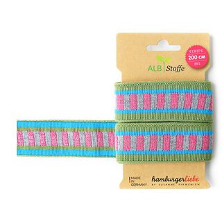 GOTS Rubans jacquard Bio STRIPE ME ICON [200 cm | 3,5 cm] | Albstoffe | Hamburger Liebe, 