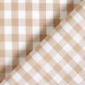 Tissu en coton Vichy à carreaux 1 cm – anémone/blanc,  thumbnail number 4