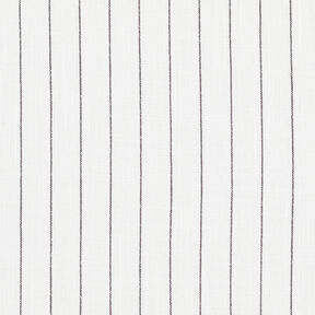 Mélange viscose lin Larges rayures – écru/noir, 