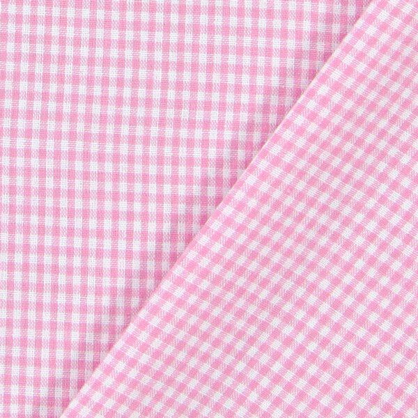 Tissu en coton Vichy - 0,2 cm – rose,  image number 3