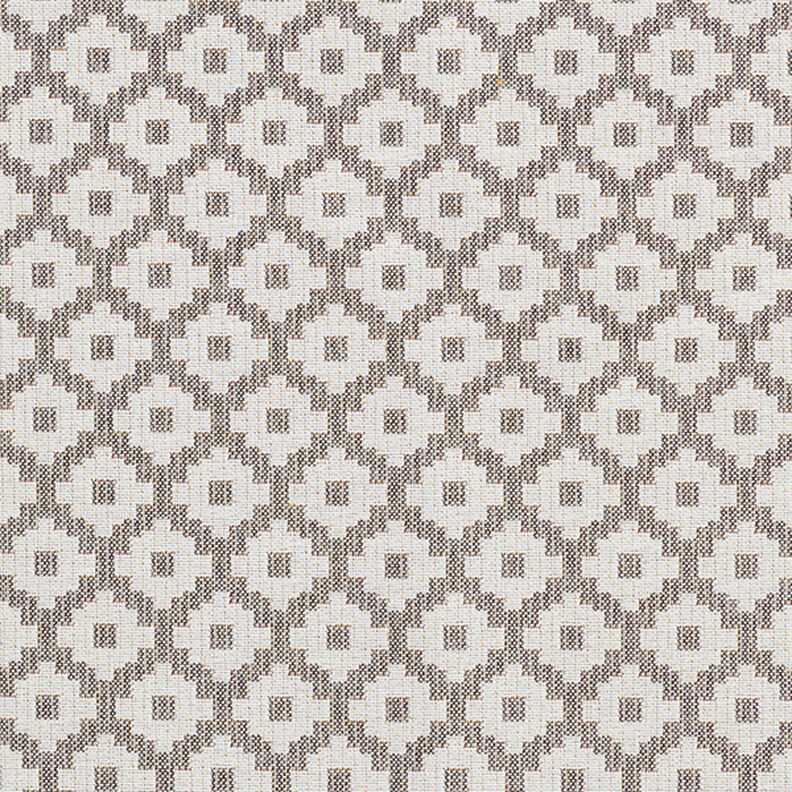 Tissu d'extérieur jacquard Losanges – gris,  image number 1