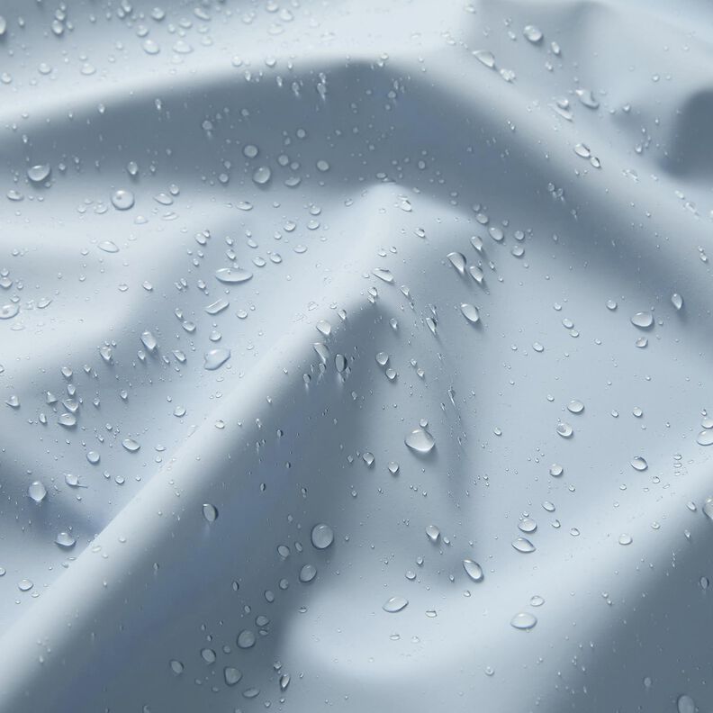 Tissu pour vestes de pluie uni – bleu argenté,  image number 3