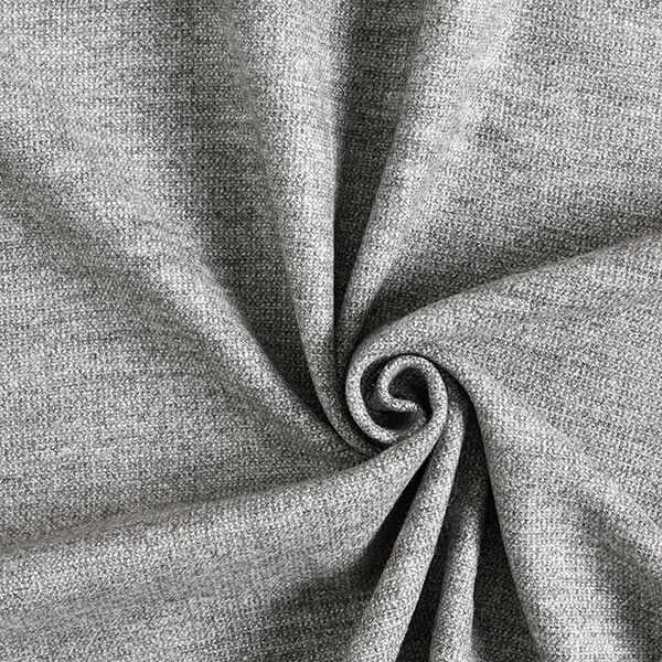 Tissu pour manteau chiné gratté – gris foncé,  image number 1