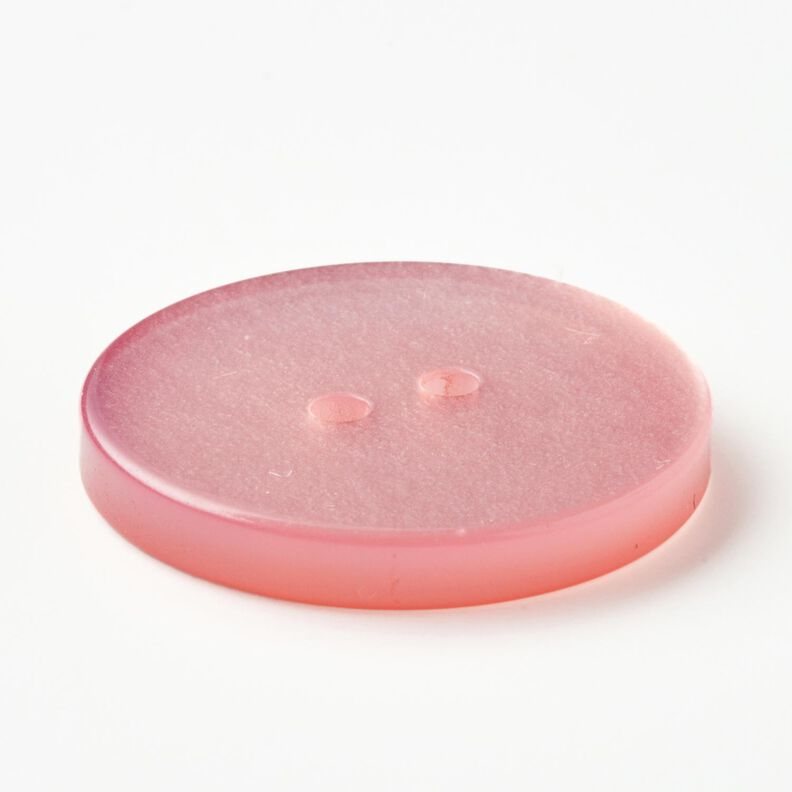 Bouton 2 trous brillant [Ø 25 mm] – rose,  image number 3