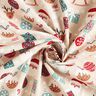 Tissu de décoration Canvas motifs de Noël mignons – nature/eucalyptus,  thumbnail number 3
