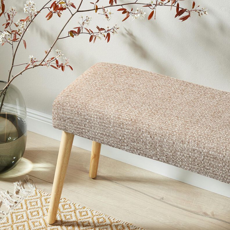 Tissu de revêtement tissu aspect bouclé coloré – anémone/beige clair,  image number 5