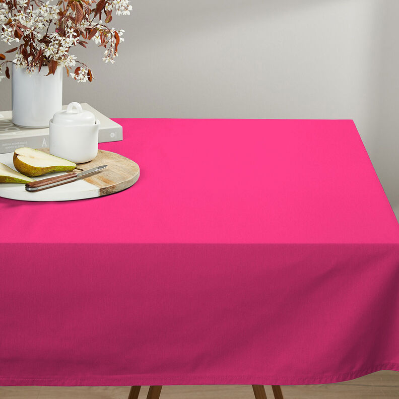 Tissu en coton Cretonne Uni – rose intense,  image number 5