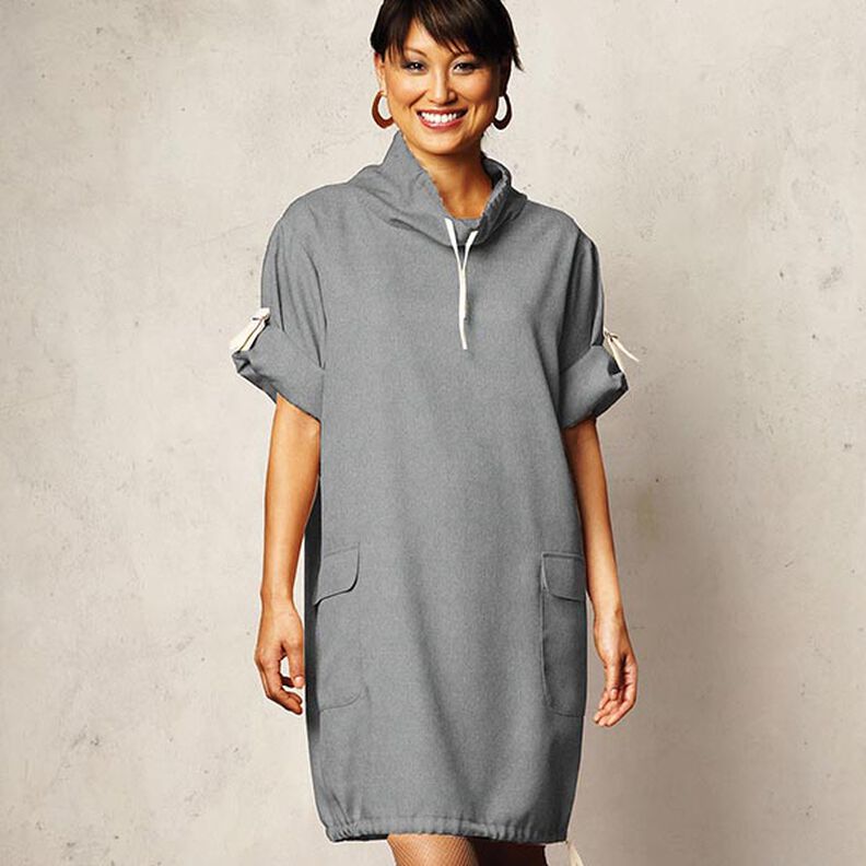 Polaire de coton Uni – gris, image number 7