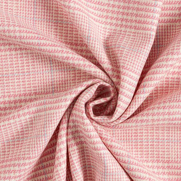 Drap de laine Prince de Galles – rose,  image number 5