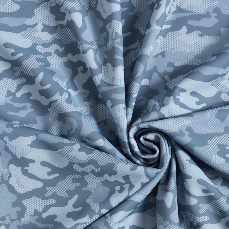 Jersey sportif et fonctionnel camouflage – gris bleu,  image number 3