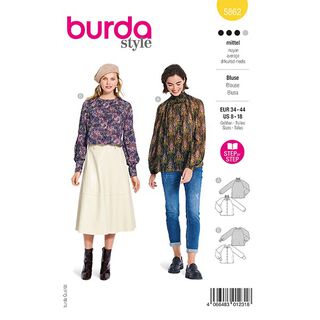 Chemisier | Burda 5862 | 34-44, 