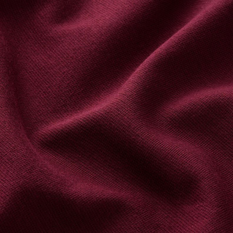 Bord-côte uni – rouge bordeaux,  image number 2