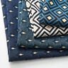 Tissu décoratif Jacquard Losanges Art Déco – écru/or,  thumbnail number 5