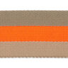 Sangle de sac fluo [ 40 mm ] – orange néon/beige,  thumbnail number 4
