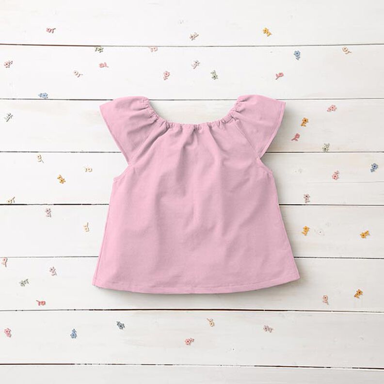 Baumwolljersey Medium Uni – rose,  image number 7