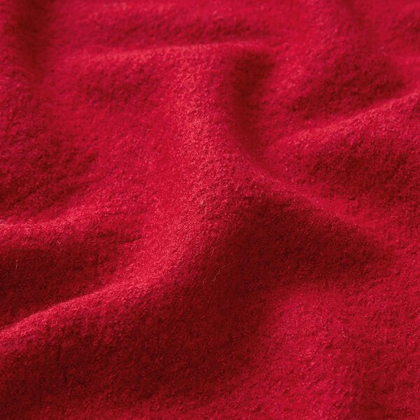 Tissu léger en maille en mélange de viscose et laine – carmin,  image number 2