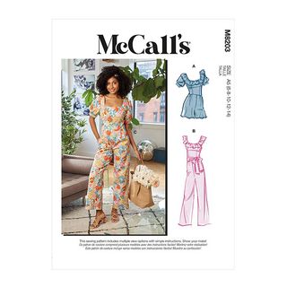 Combinaison, McCall´s 8203 | 32-40, 